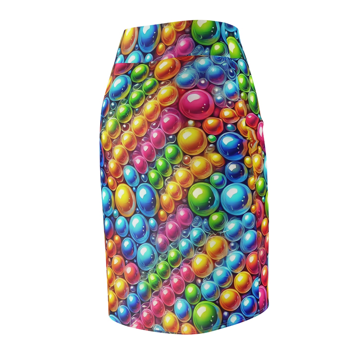 Bubbles Women's Pencil Skirt (AOP)