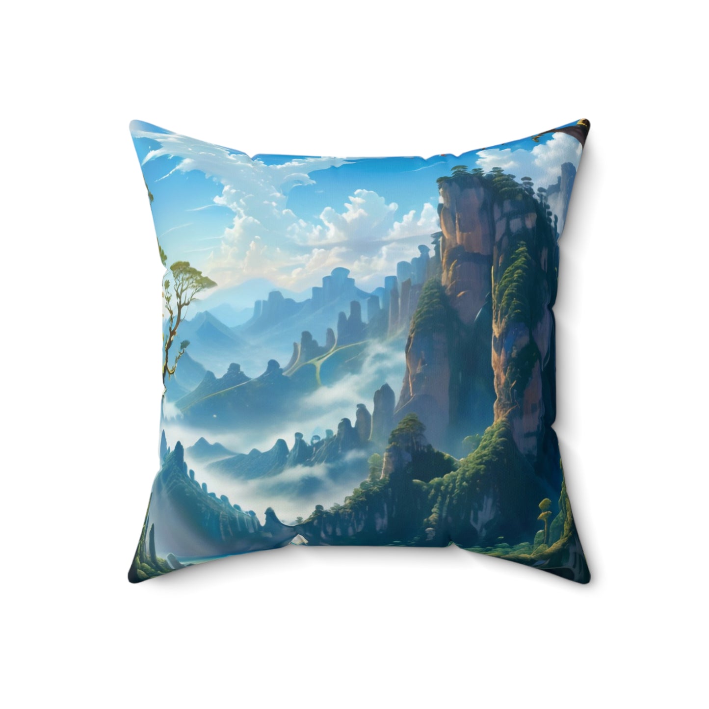 Spun Polyester Square Pillow