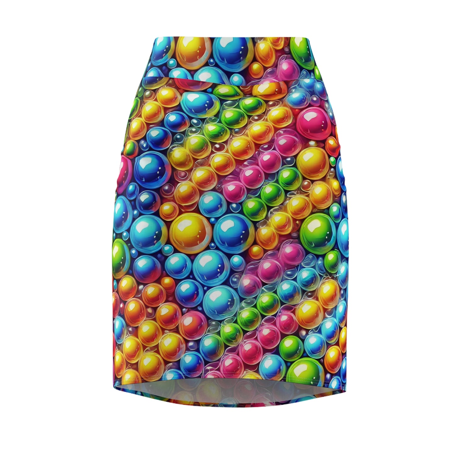 Bubbles Women's Pencil Skirt (AOP)