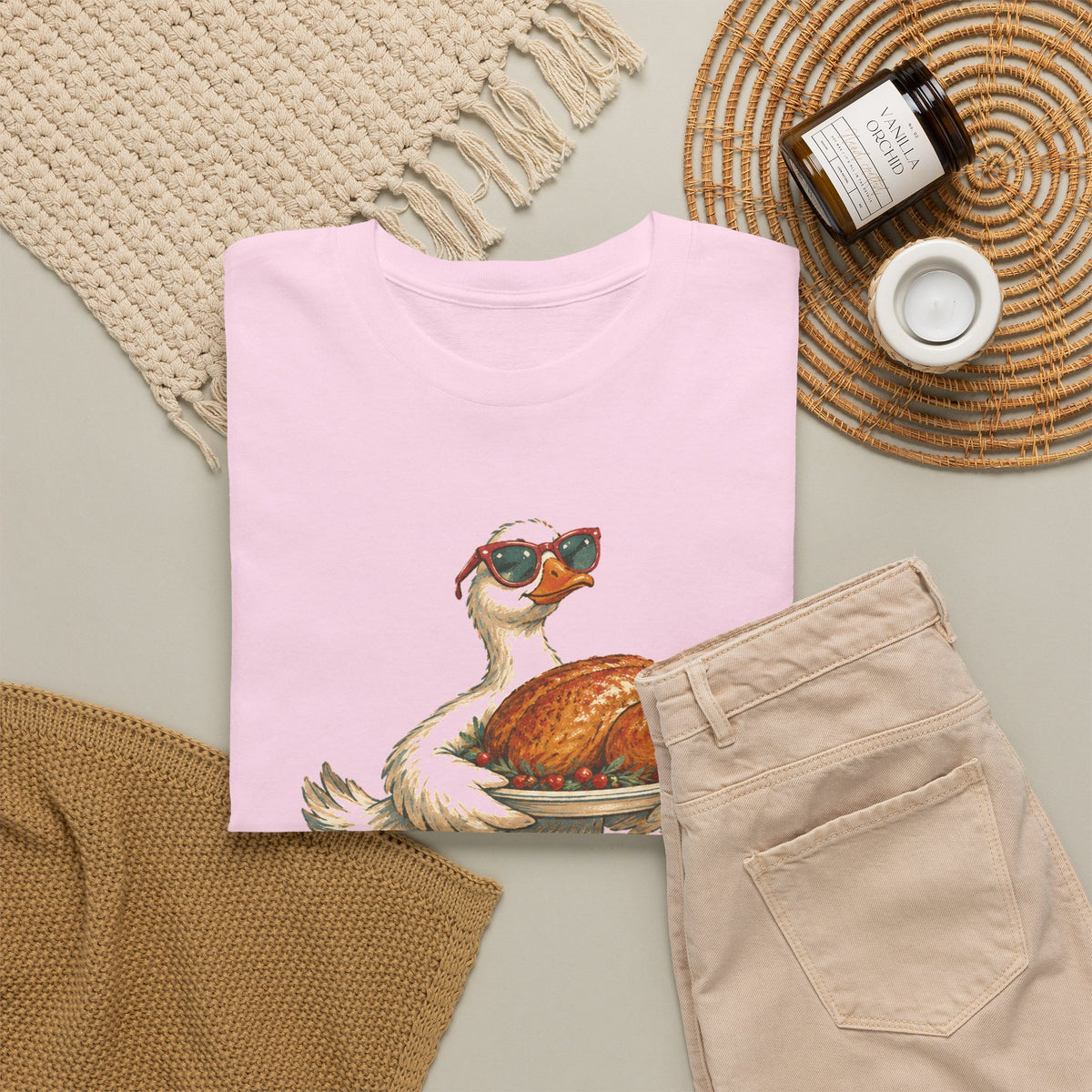 Not My First Rodeo Goose T-Shirt Funny Thanksgiving Host