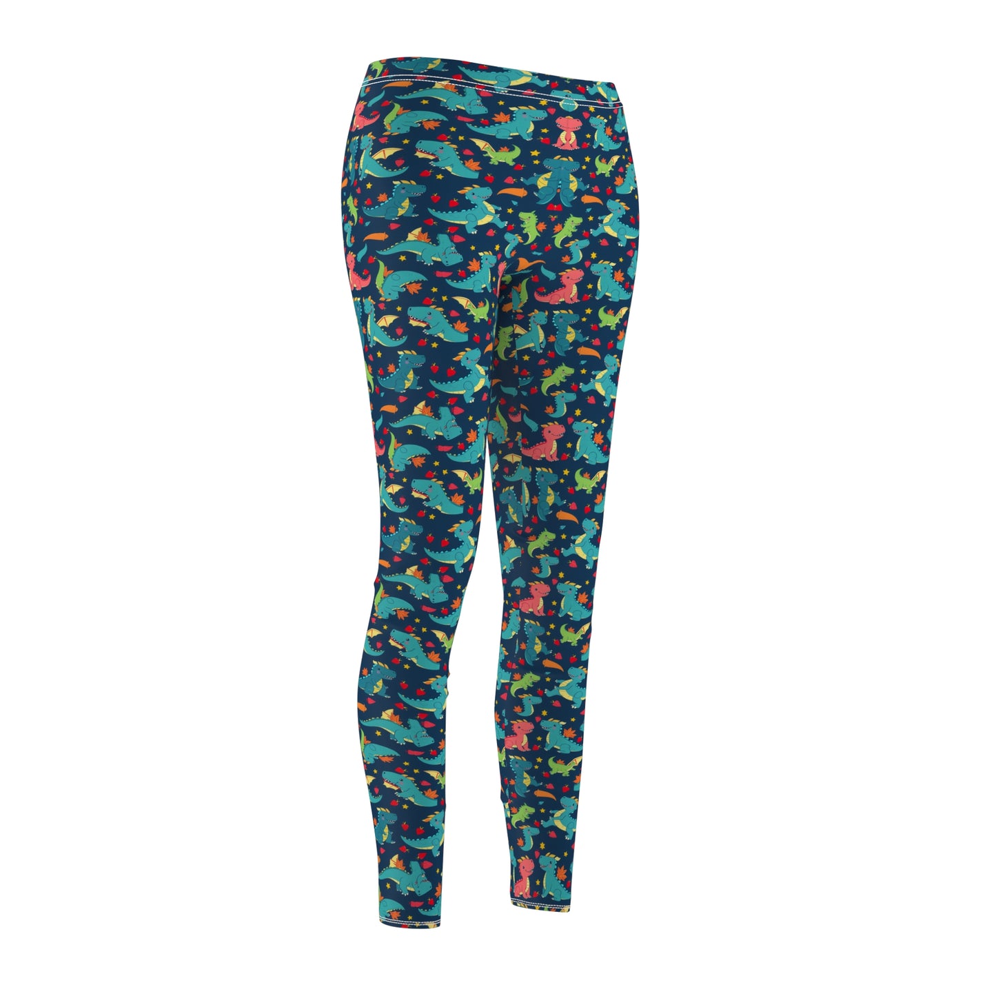 Leggings - Baby Cartoon Dragons Print