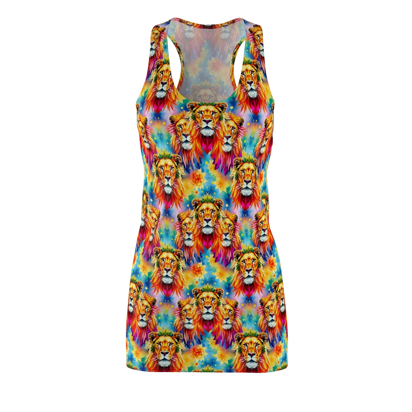 Women's Cut & Sew Racerback Dress (AOP)