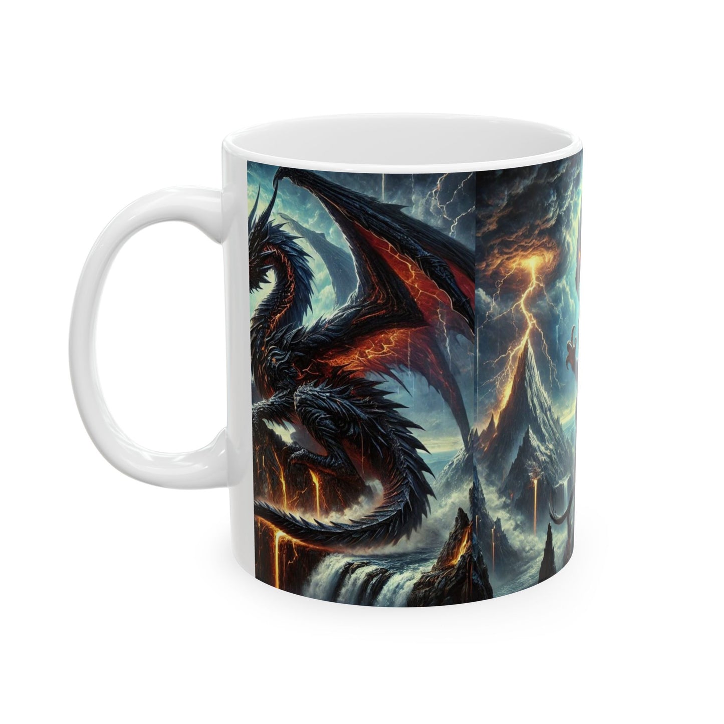 Dragon Ceramic Mug, (11oz, 15oz)