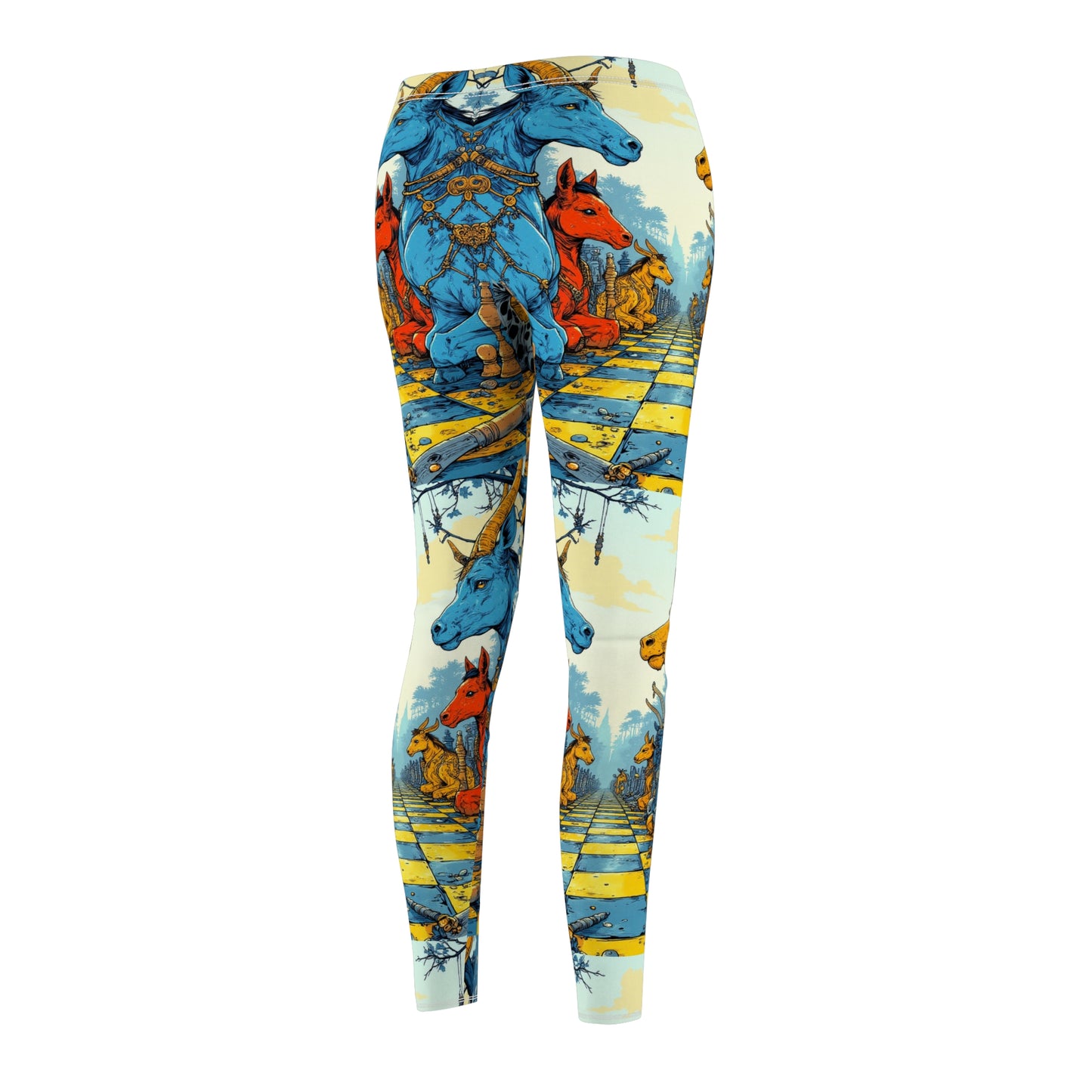 Women's Cut & Sew Casual Leggings (AOP)