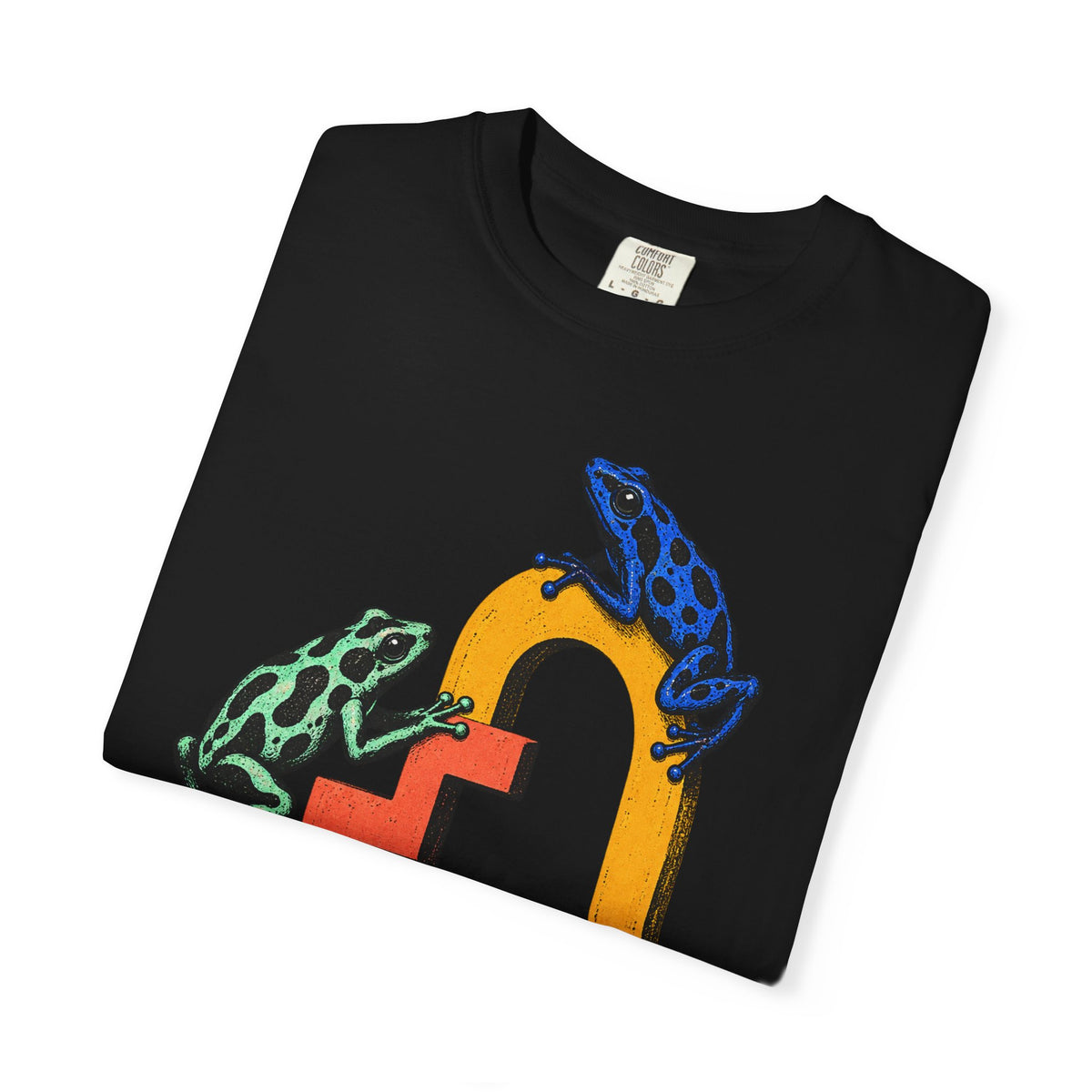 Poison Dart Frogs Stairs Checkered Dome Tee Geometric Arch Frog Wildlife Shirt