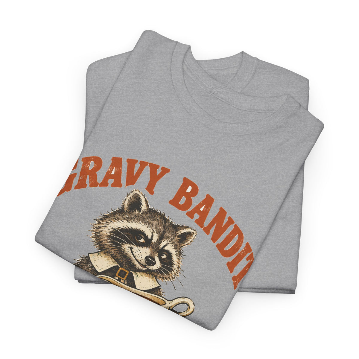 Gravy Bandit Raccoon T-Shirt Funny Thanksgiving Trash Panda