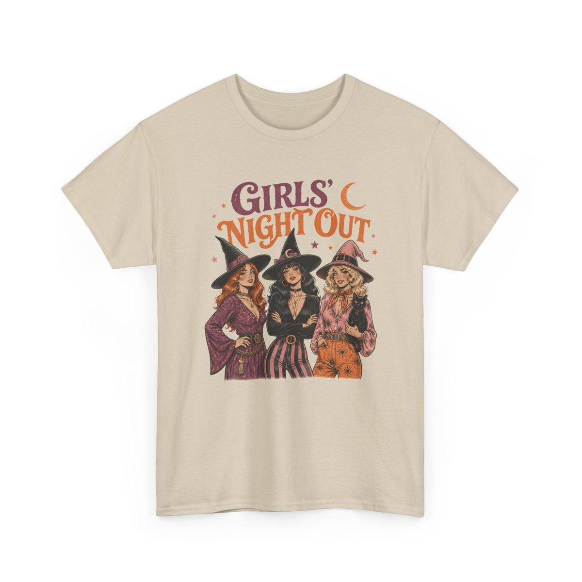 Girls Night Out Witches T-Shirt Retro Halloween Witch Squad