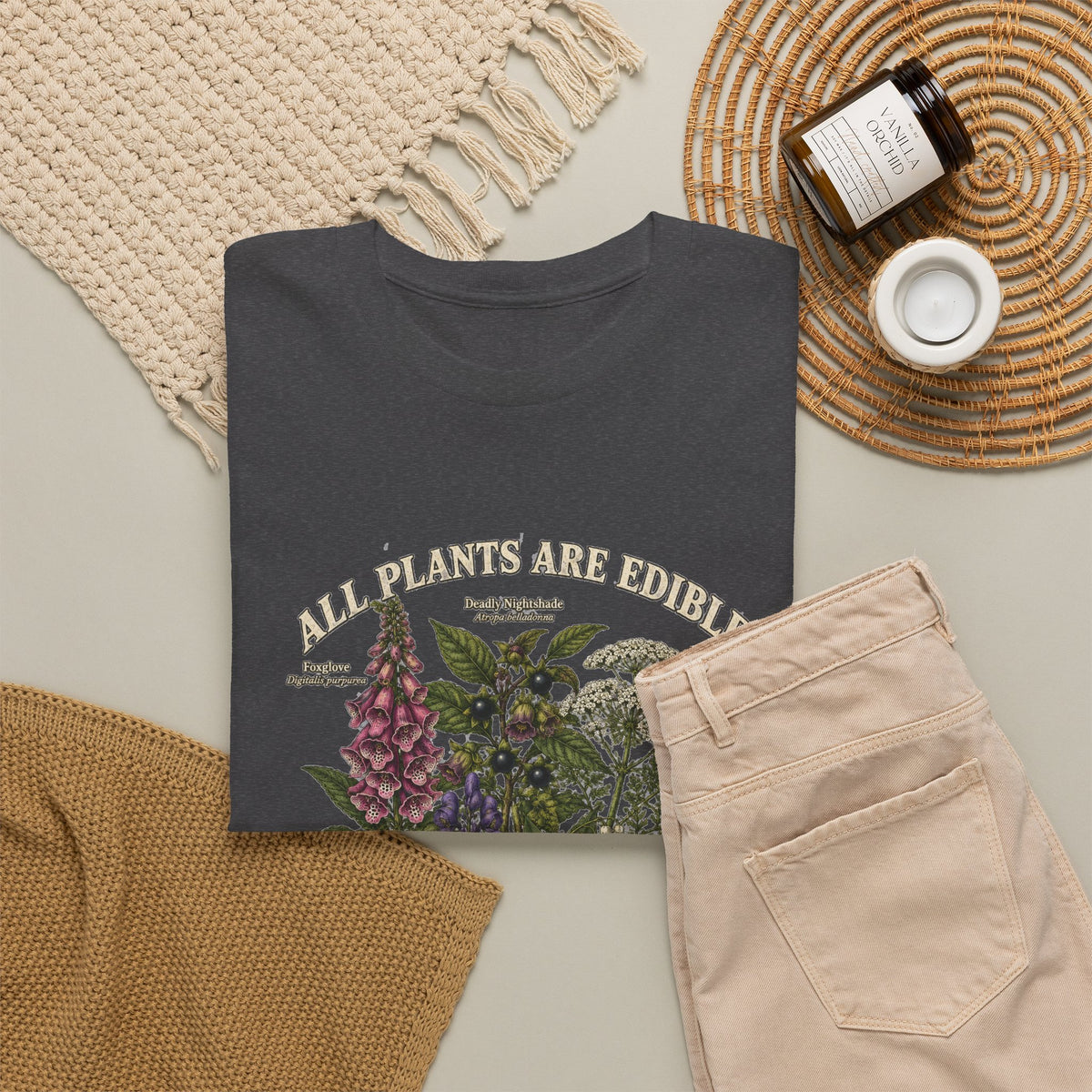 All Plants Are Edible Some Only Once T-Shirt Funny Poisonous Botanical Tee