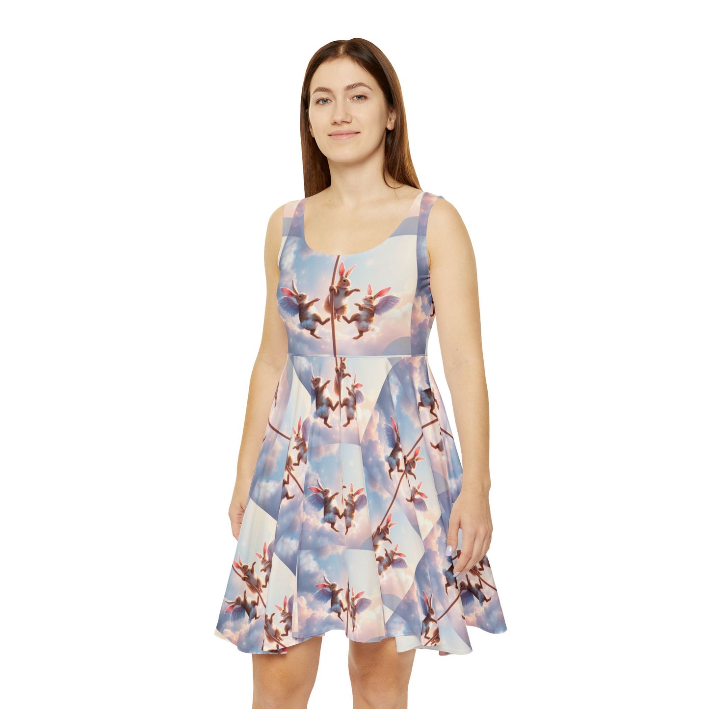 Bunnies Women's Skater Dress (AOP)