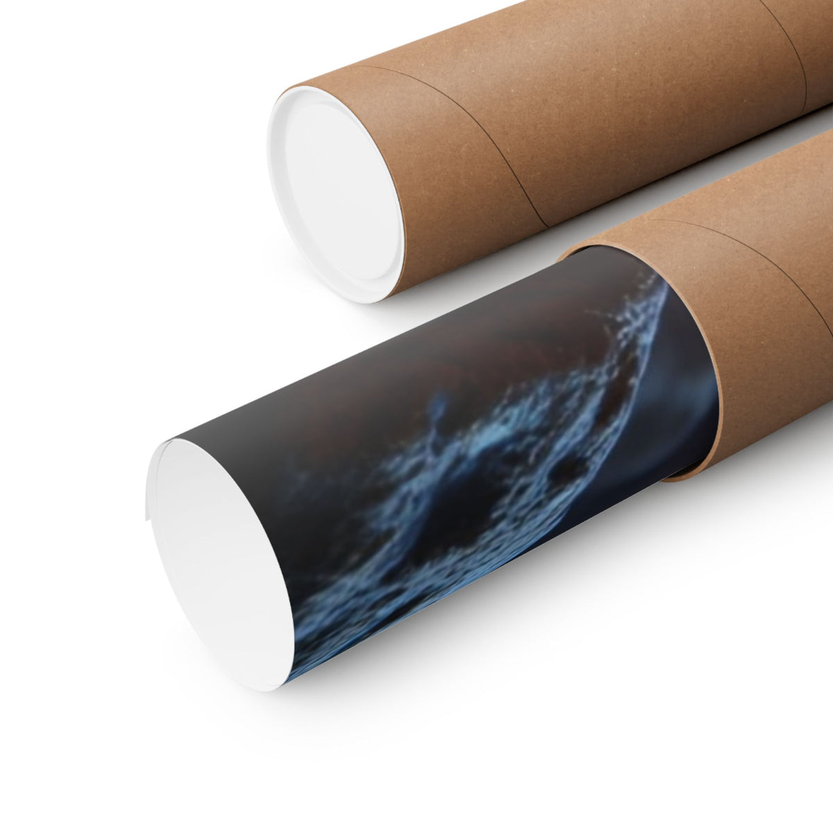 Mystic Sorceress Blue Magic Poster Matte Vertical Wall Art