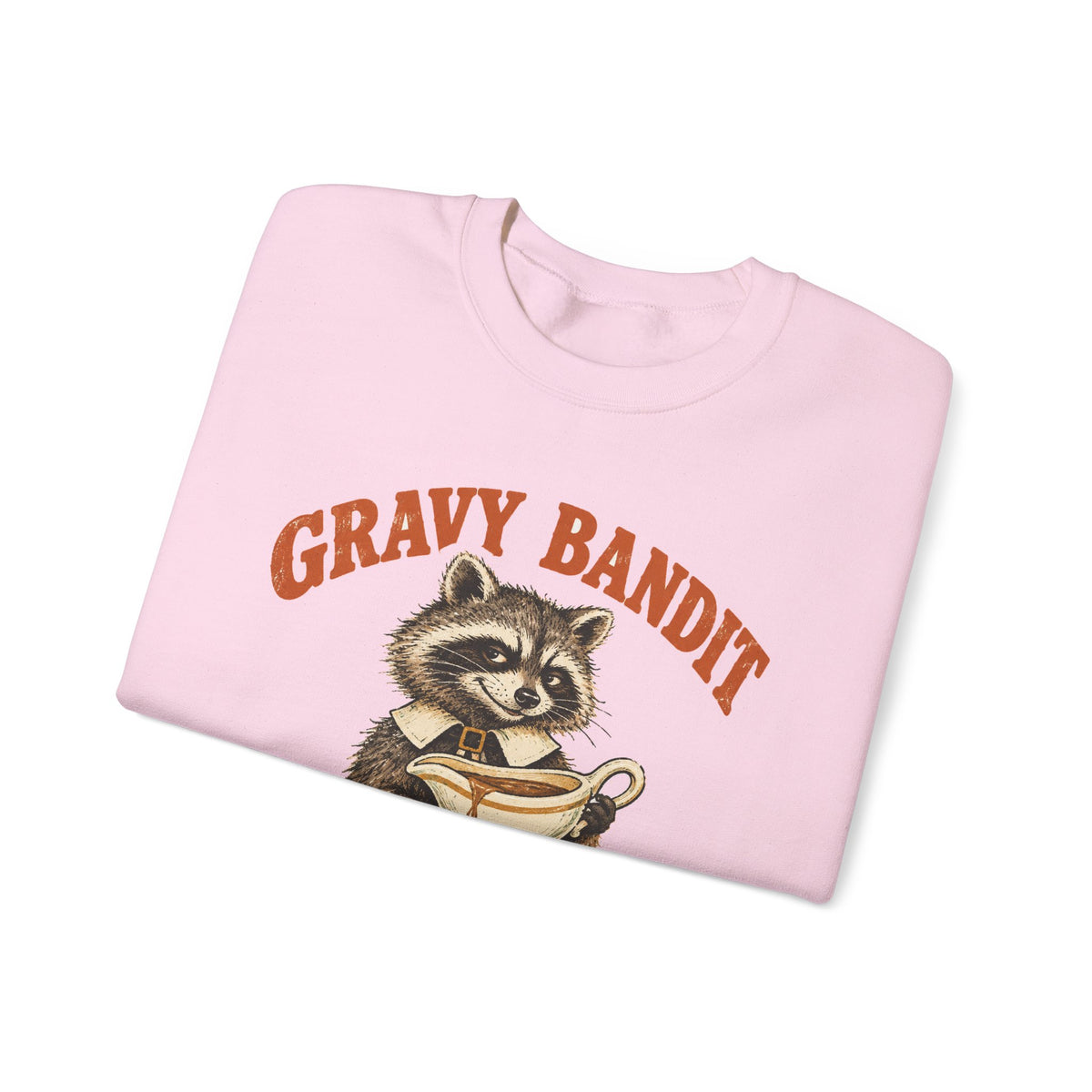 Gravy Bandit Raccoon Sweatshirt Funny Thanksgiving Trash Panda