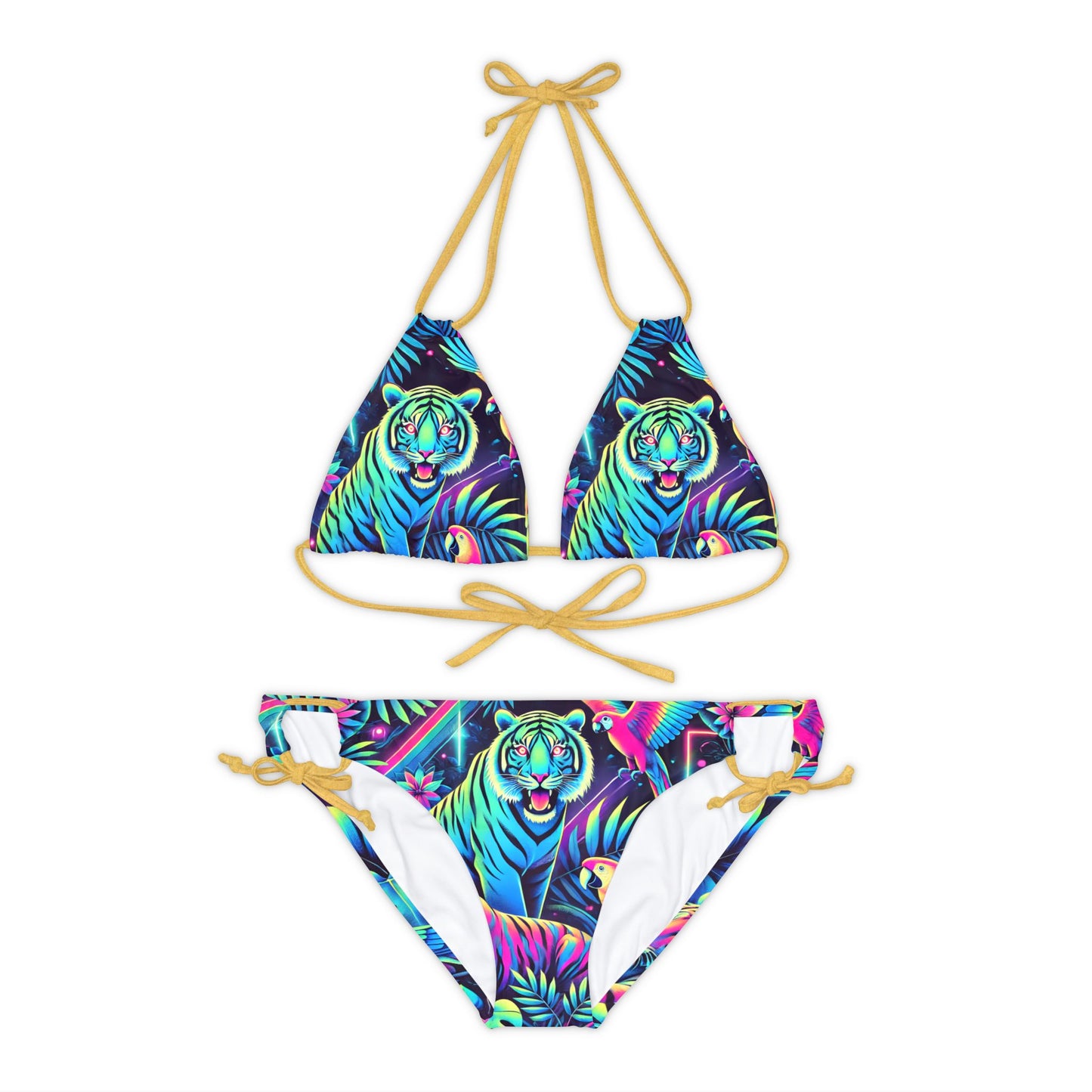 Strappy Bikini Set (AOP)