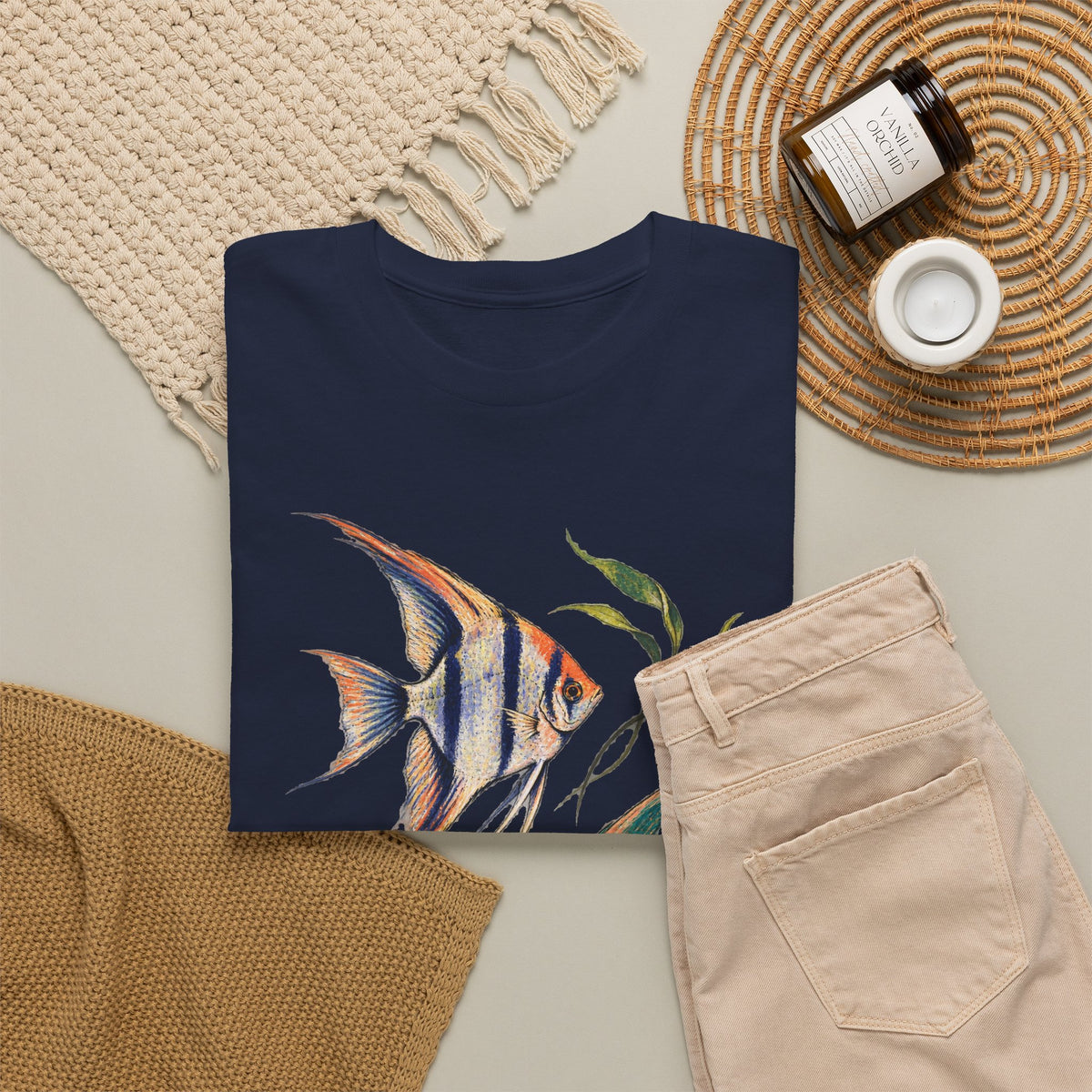 Angelfish Pair Tee Freshwater Angelfish Tropical Aquarium Fishkeeping Shirt