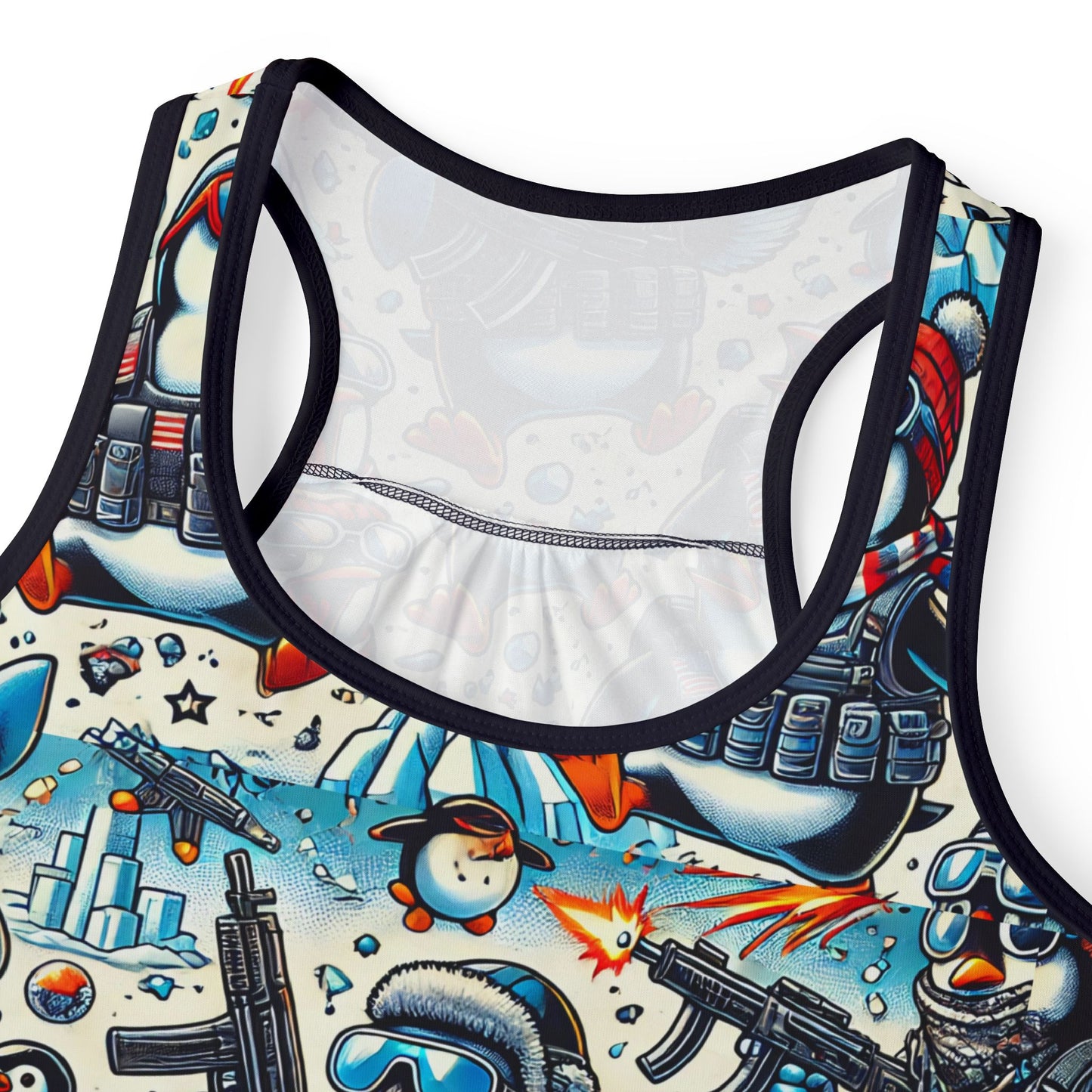 Tank Top - Penguins with Guns Women's Fashion Shirt