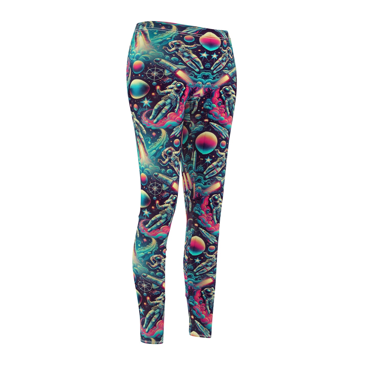 Women's Cut & Sew Casual Leggings (AOP)