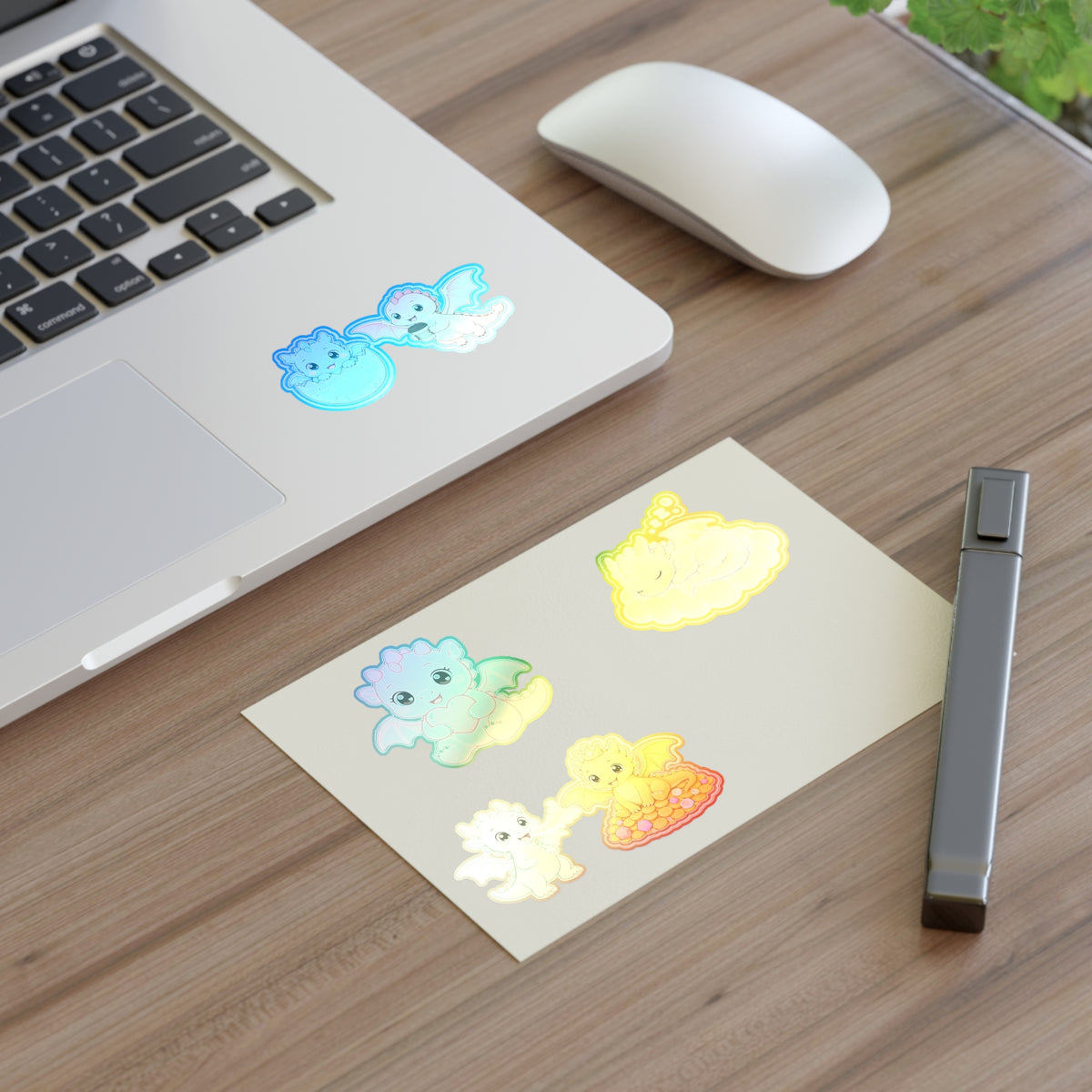 Cute Kawaii Dragon Sticker Sheet 6 Pastel Baby Dragon Stickers Laptop Planner