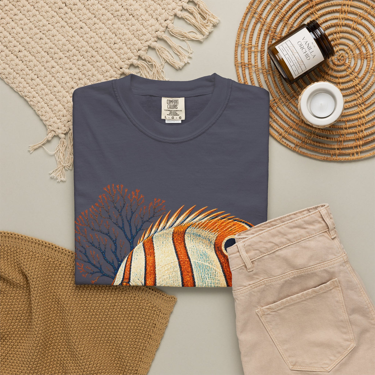 Copperband Butterflyfish Reef Tee Coral Reef Saltwater Aquarium Tropical Fish Shirt