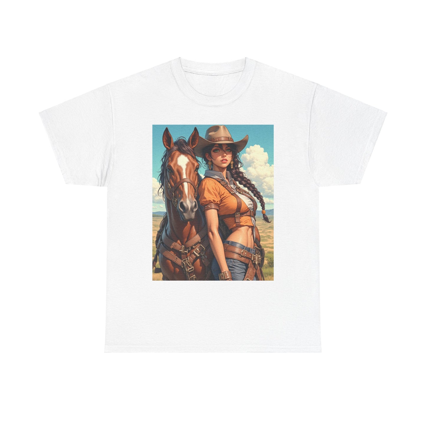 Cowgirl Unisex Heavy Cotton Tee