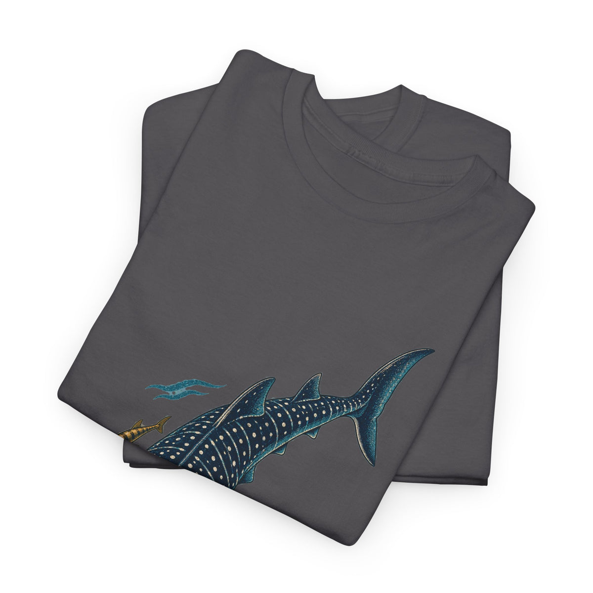 Whale Shark Pilot Fish T-Shirt Ocean Spotty Shark Tee