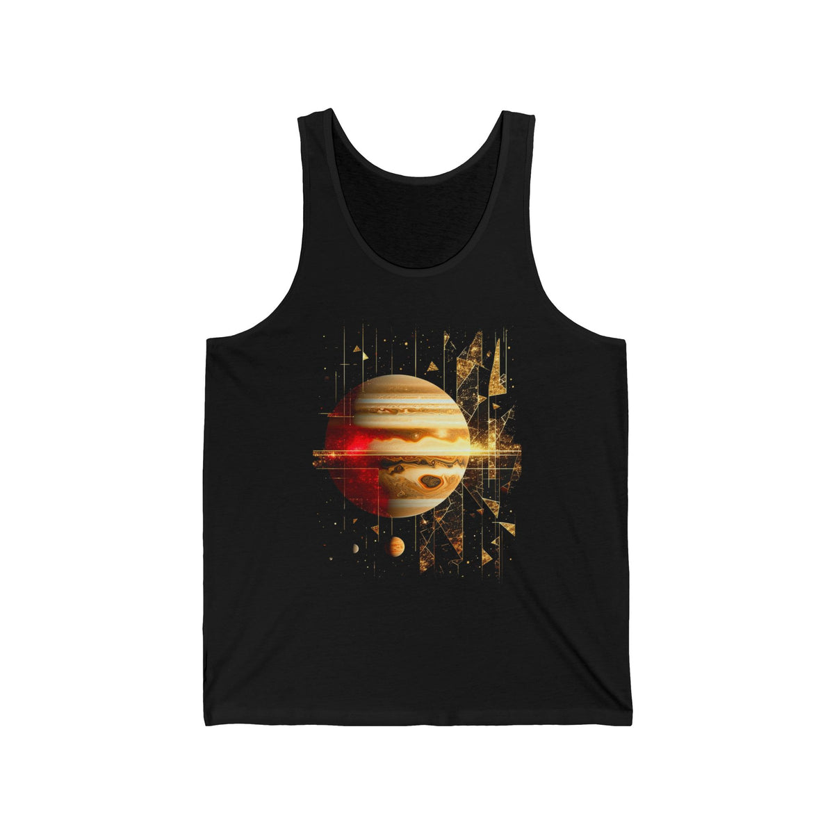 Glowing Planet Tank Top Space Galaxy Graphic Tank