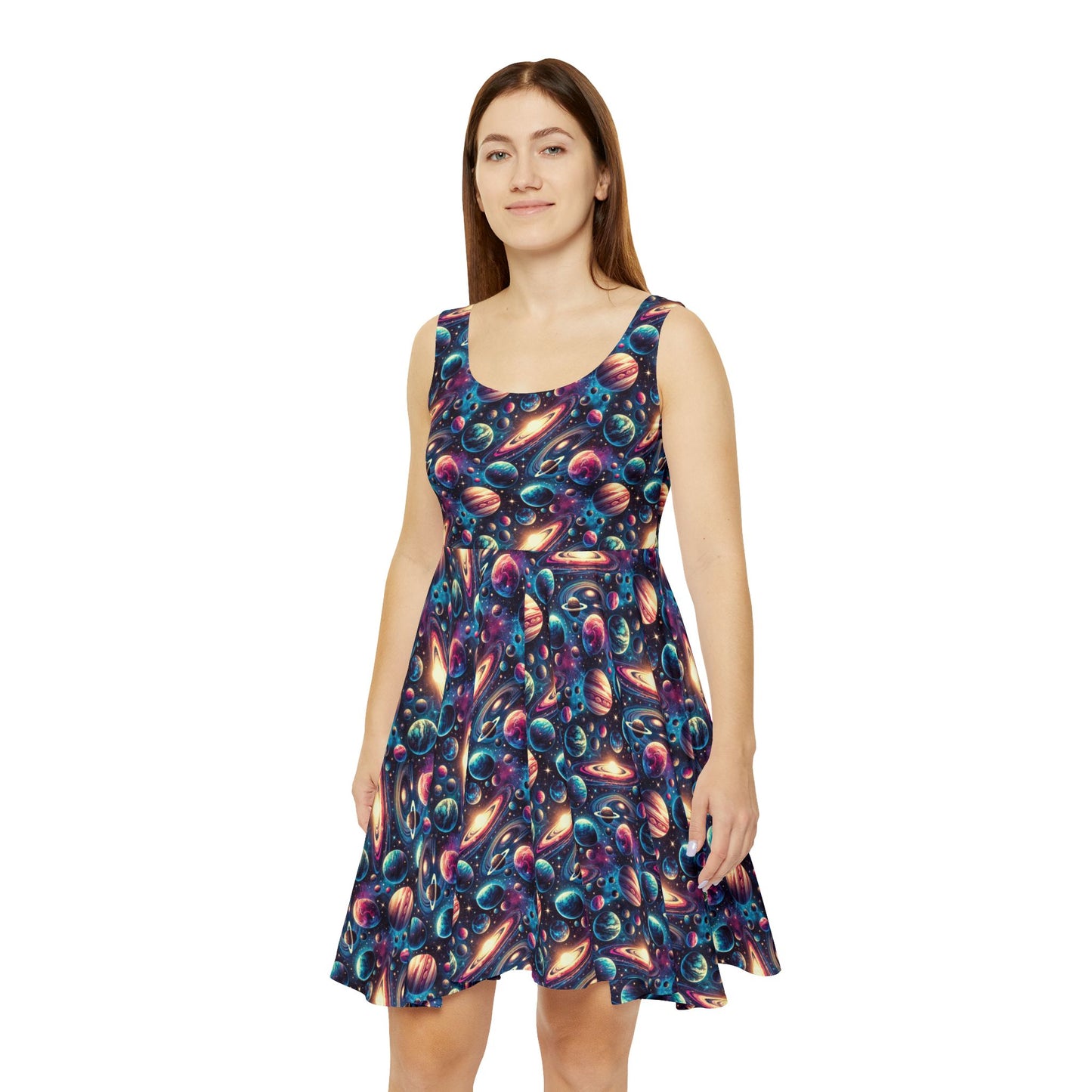 Space Women's Skater Dress (AOP)