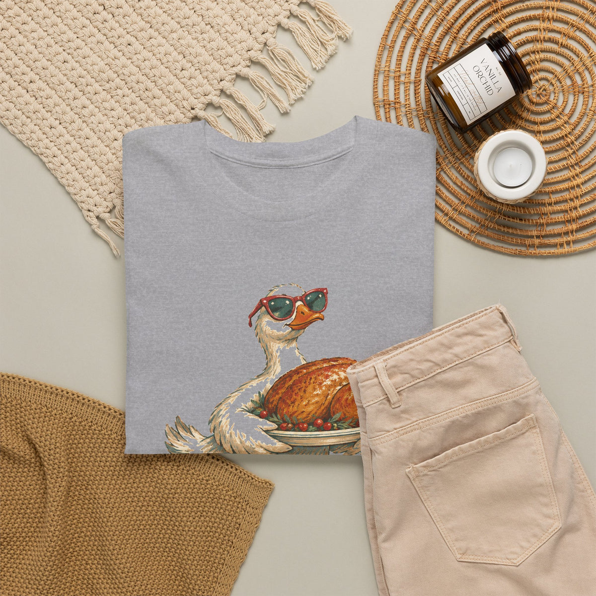 Not My First Rodeo Goose T-Shirt Funny Thanksgiving Host