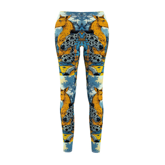 Women's Cut & Sew Casual Leggings (AOP)