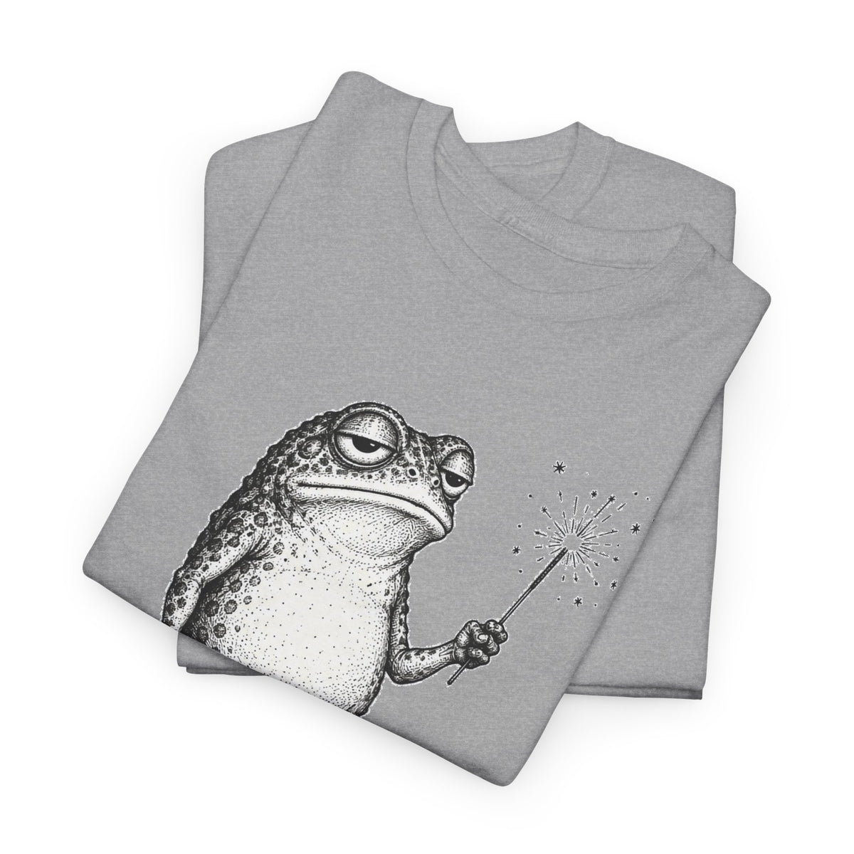 Participating Toad T-Shirt Funny Grumpy Frog Sparkler Irony Tee