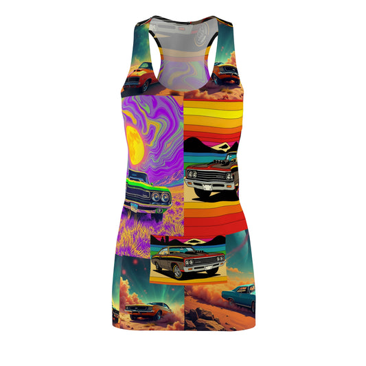 Women's Cut & Sew Racerback Dress (AOP)