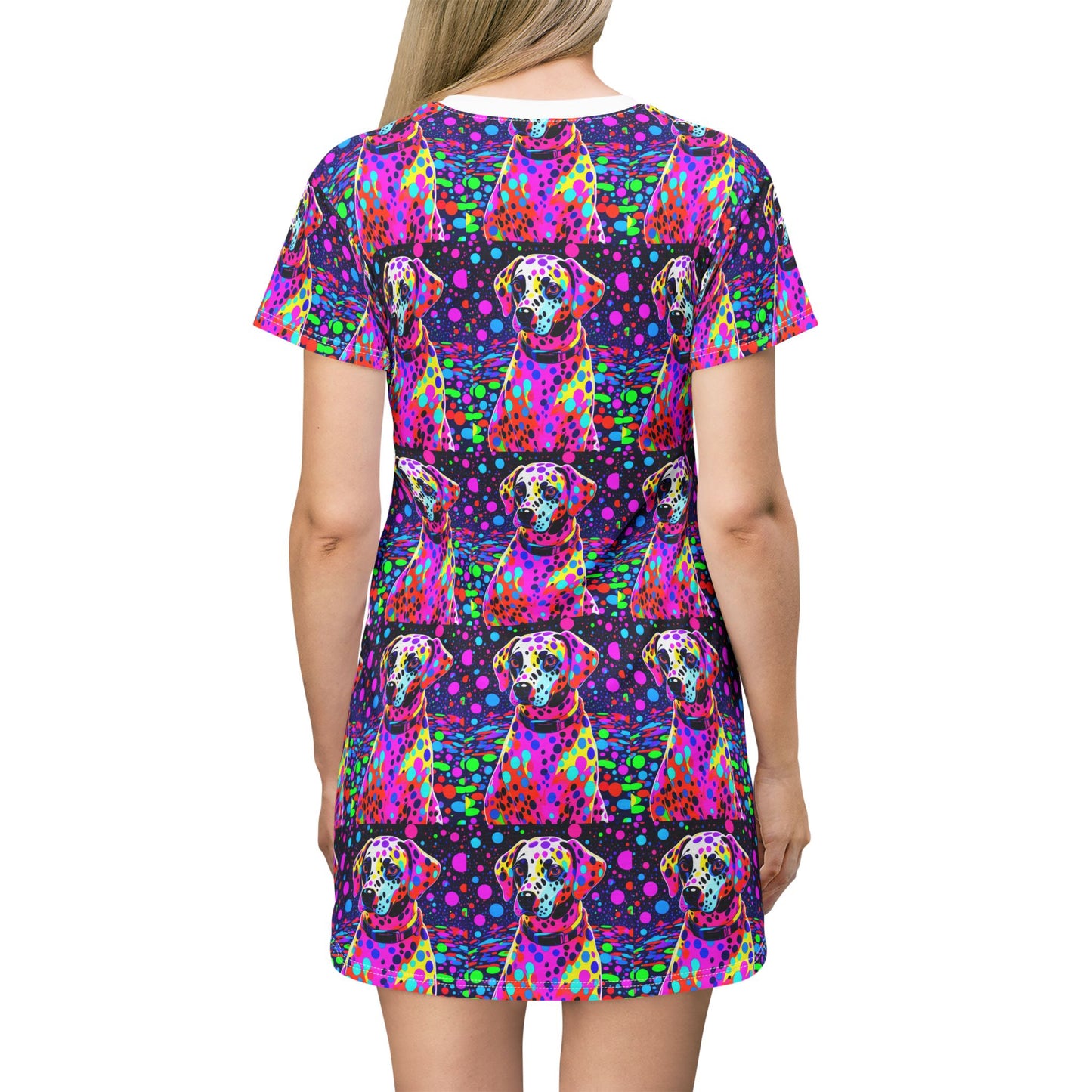 Dalmatian T-Shirt Dress (AOP)