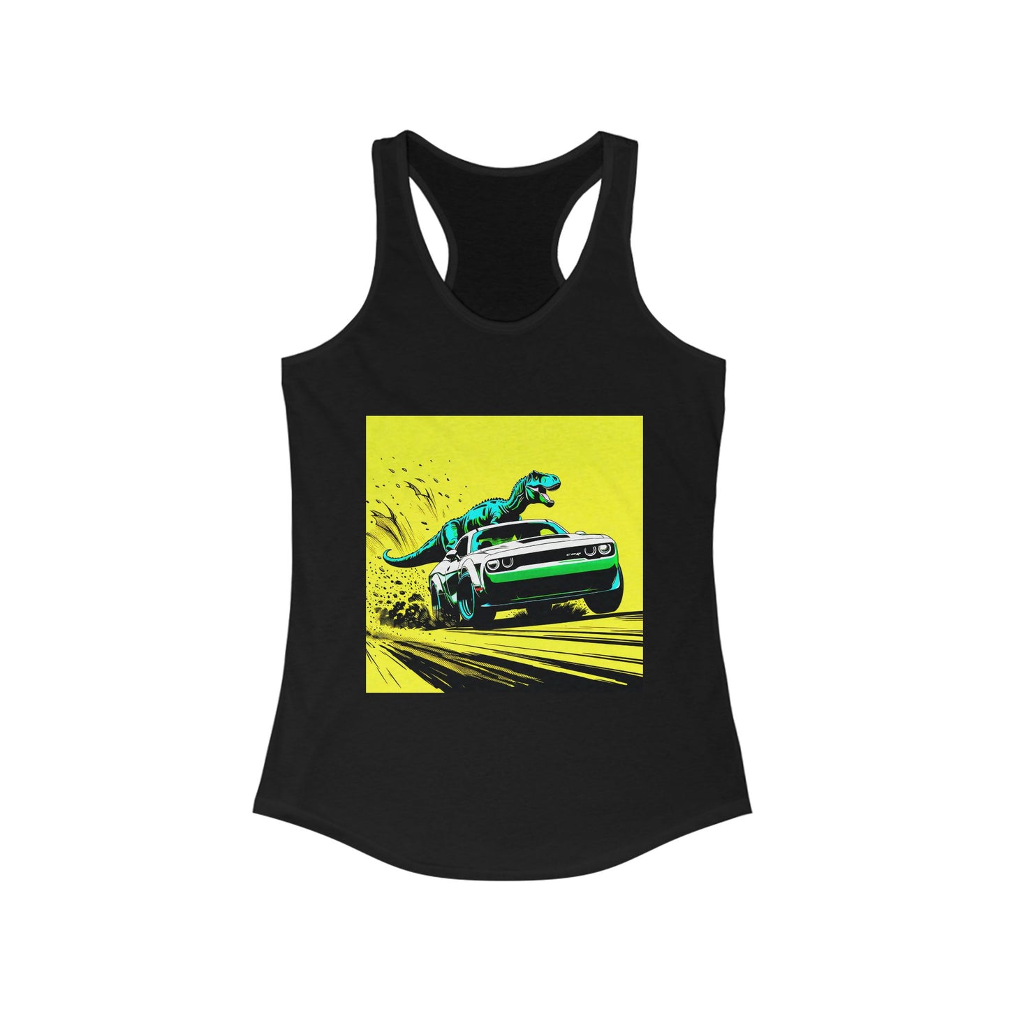 T rex challenger Women's Ideal Racerback Tank