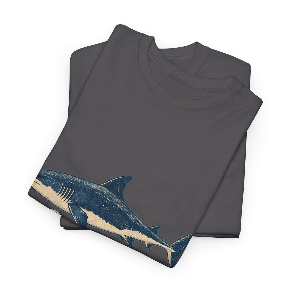 Great White Shark Wave T-Shirt Ukiyo Ocean Surf Tee