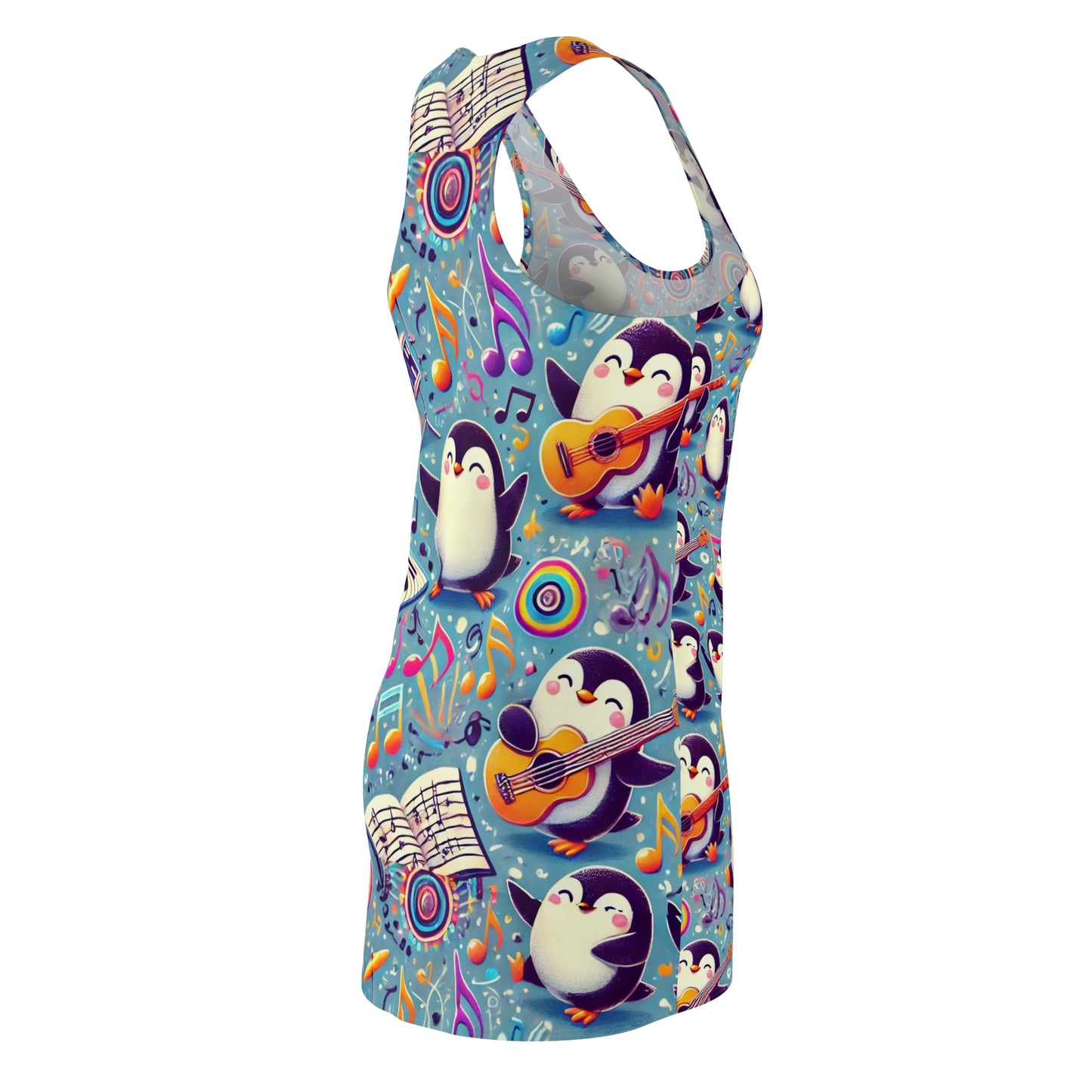 Racerback Dress Music Penguins Women's Dress