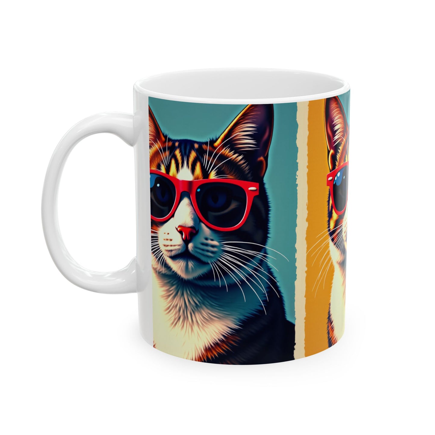 Cat Ceramic Mug, (11oz, 15oz)