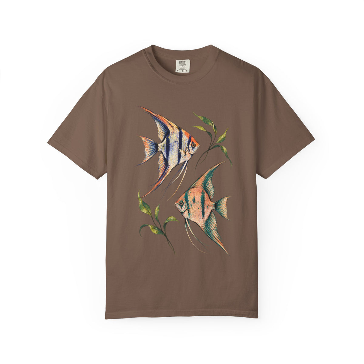 Angelfish Pair Tee Freshwater Angelfish Tropical Aquarium Fishkeeping Shirt