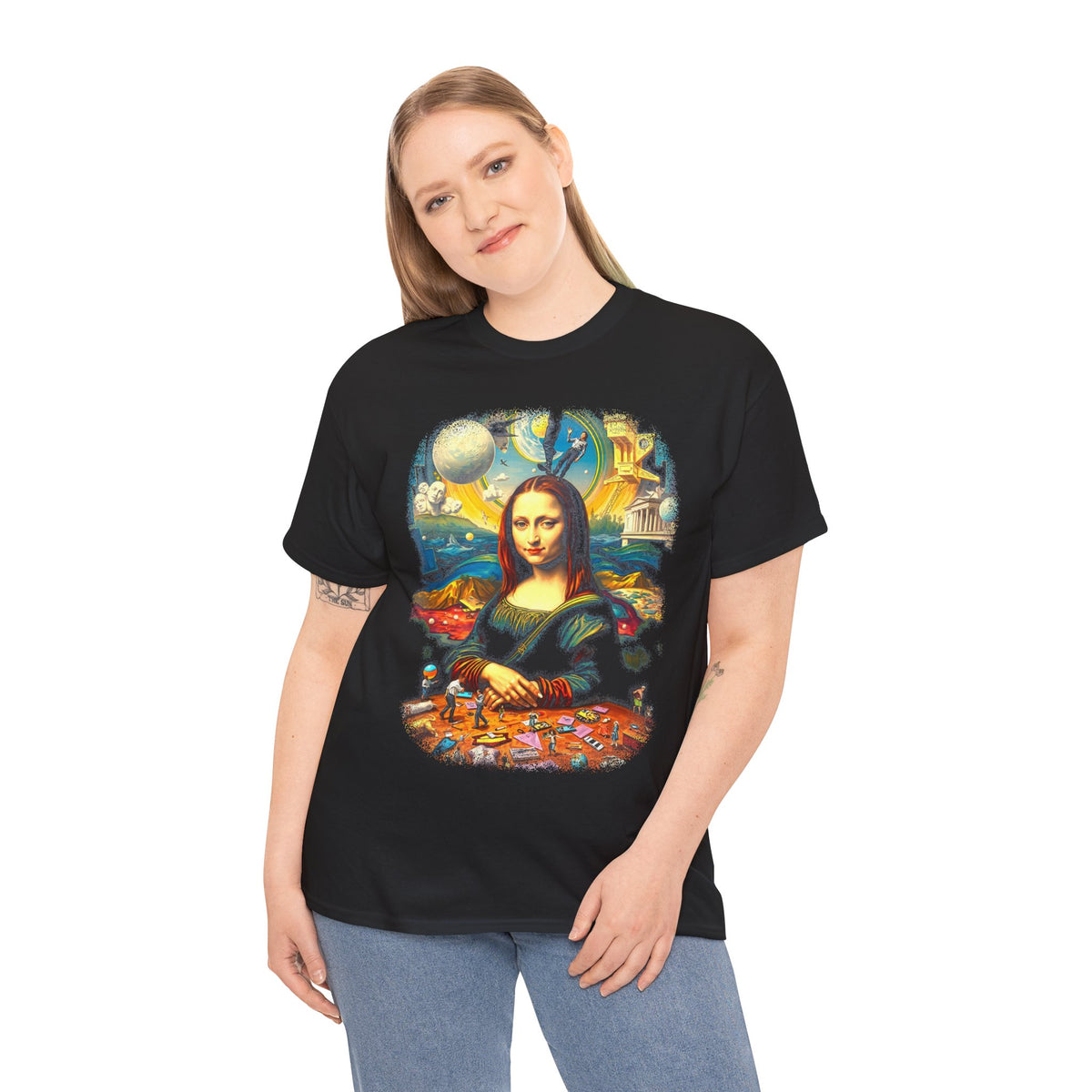 Surreal Mona Lisa T-Shirt Pop Art Graphic Tee