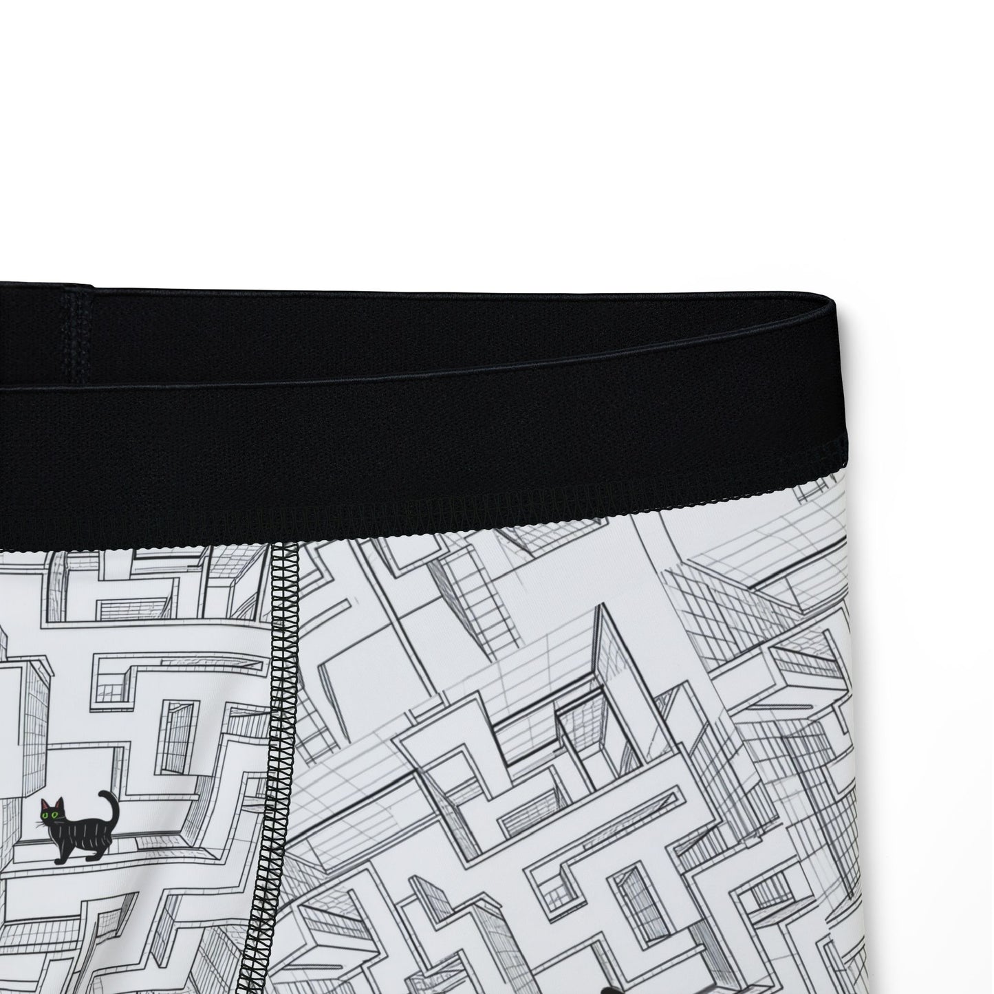 Maze cat Men's Boxers (AOP)