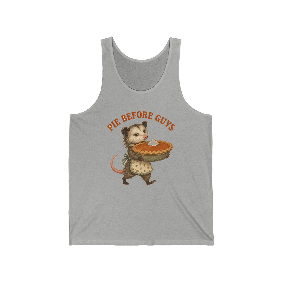 Pie Before Guys Opossum Tank Top Funny Thanksgiving Possum