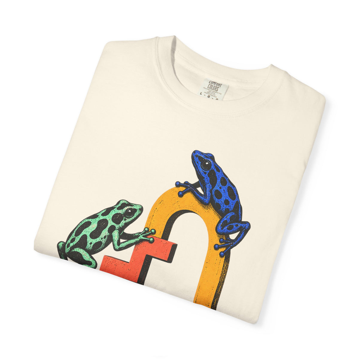 Poison Dart Frogs Stairs Checkered Dome Tee Geometric Arch Frog Wildlife Shirt
