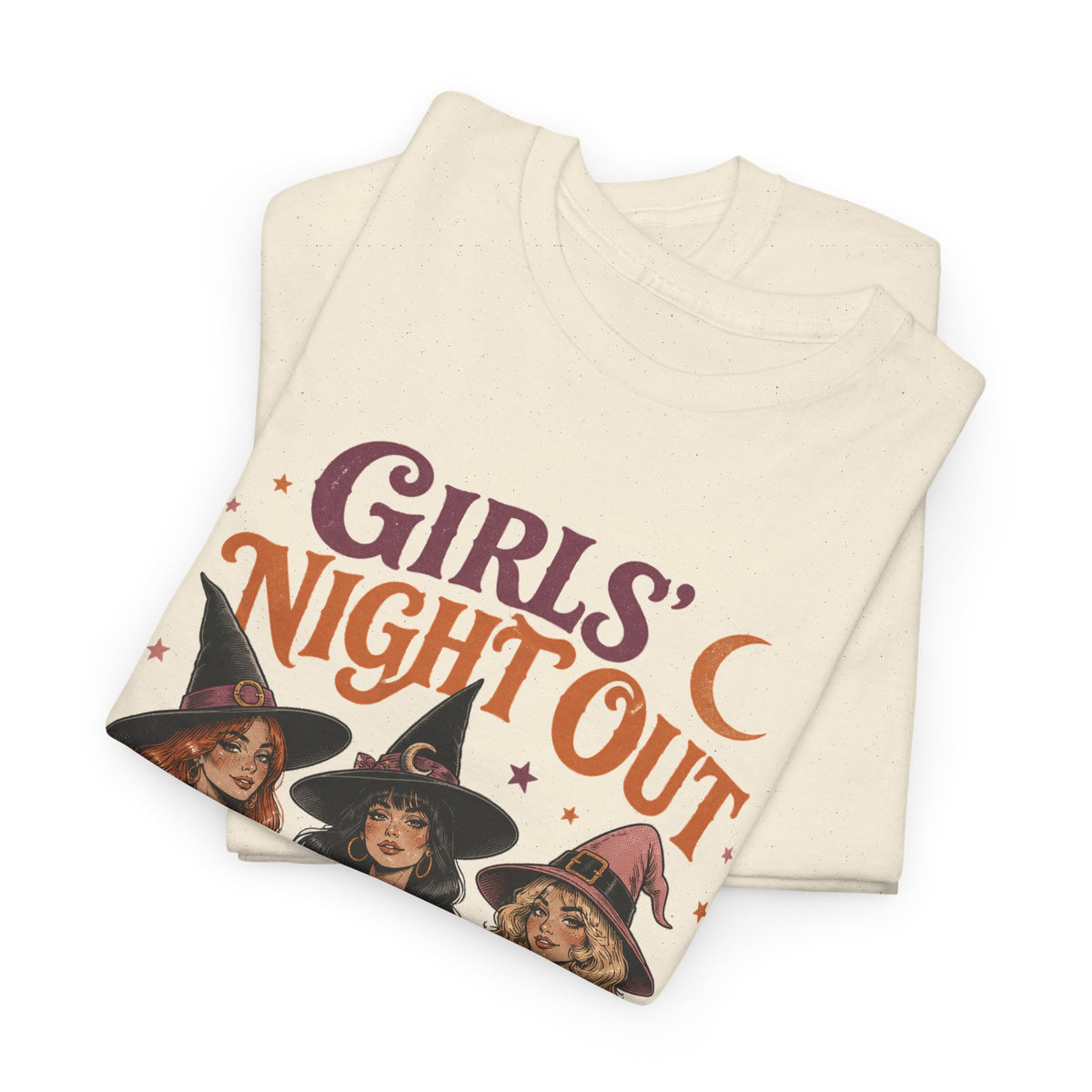 Girls Night Out Witches T-Shirt Retro Halloween Witch Squad