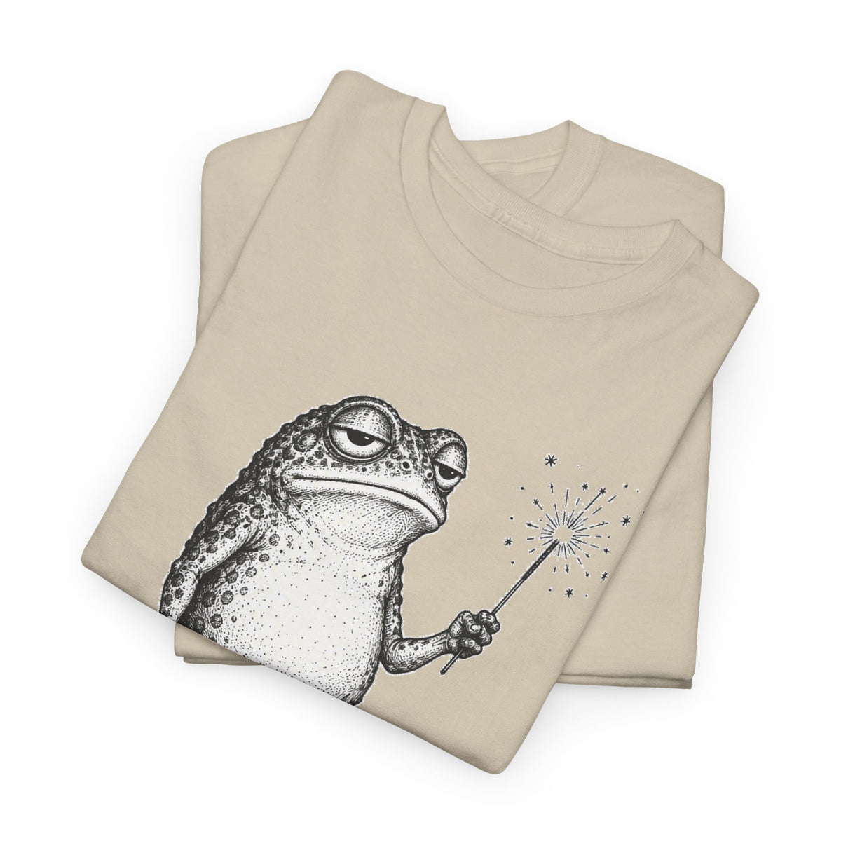 Participating Toad T-Shirt Funny Grumpy Frog Sparkler Irony Tee