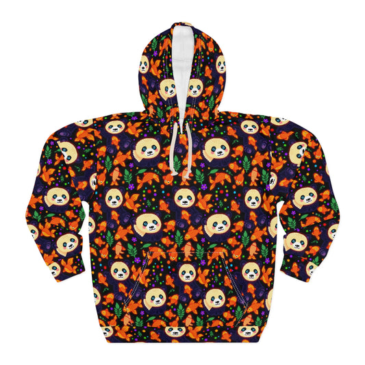 Panda Unisex Pullover Hoodie (AOP)