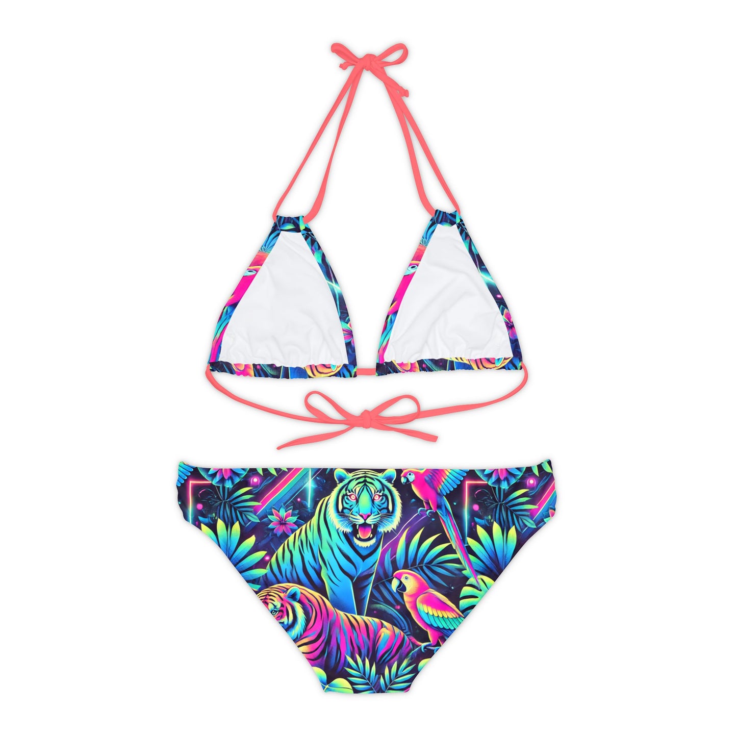 Strappy Bikini Set (AOP)