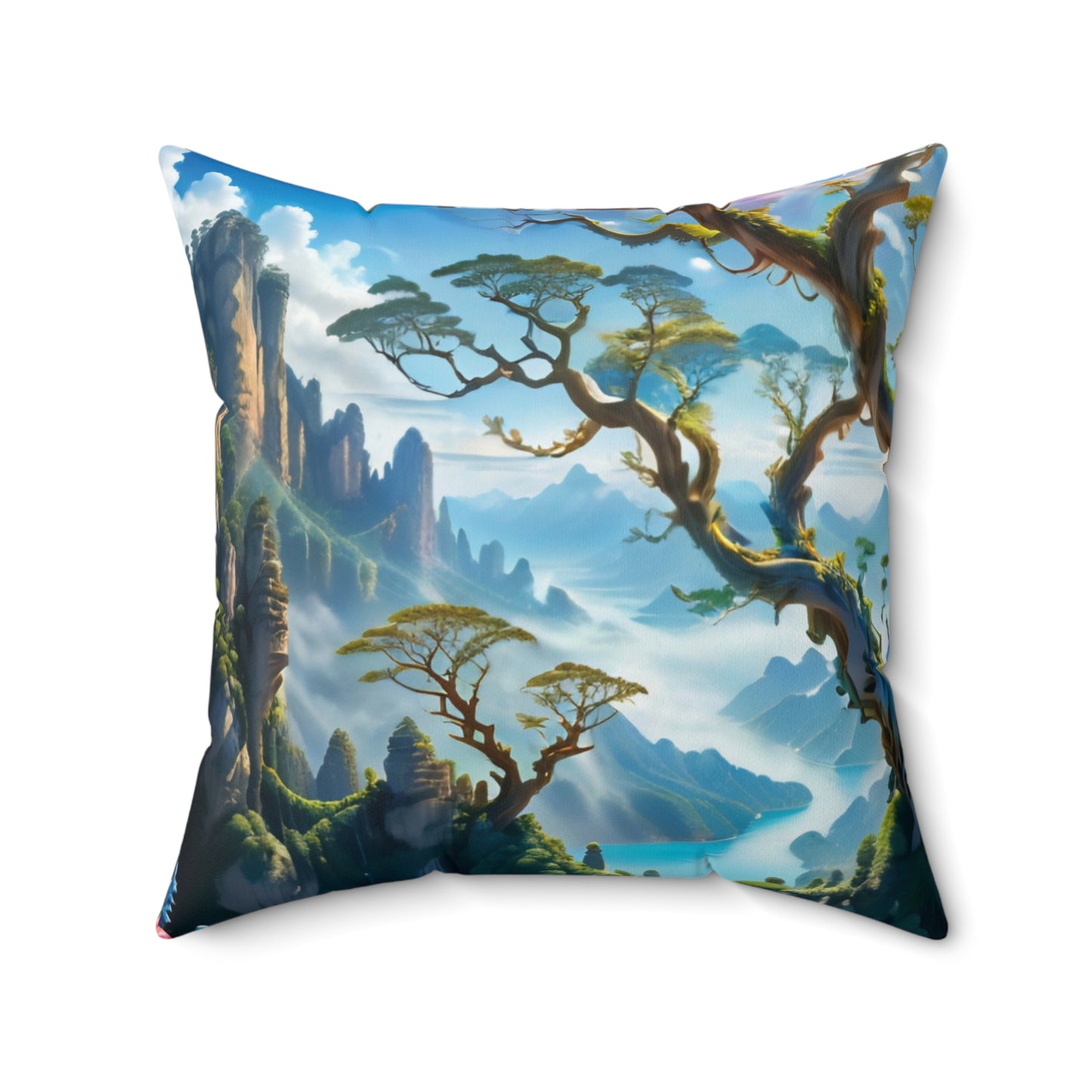 Spun Polyester Square Pillow