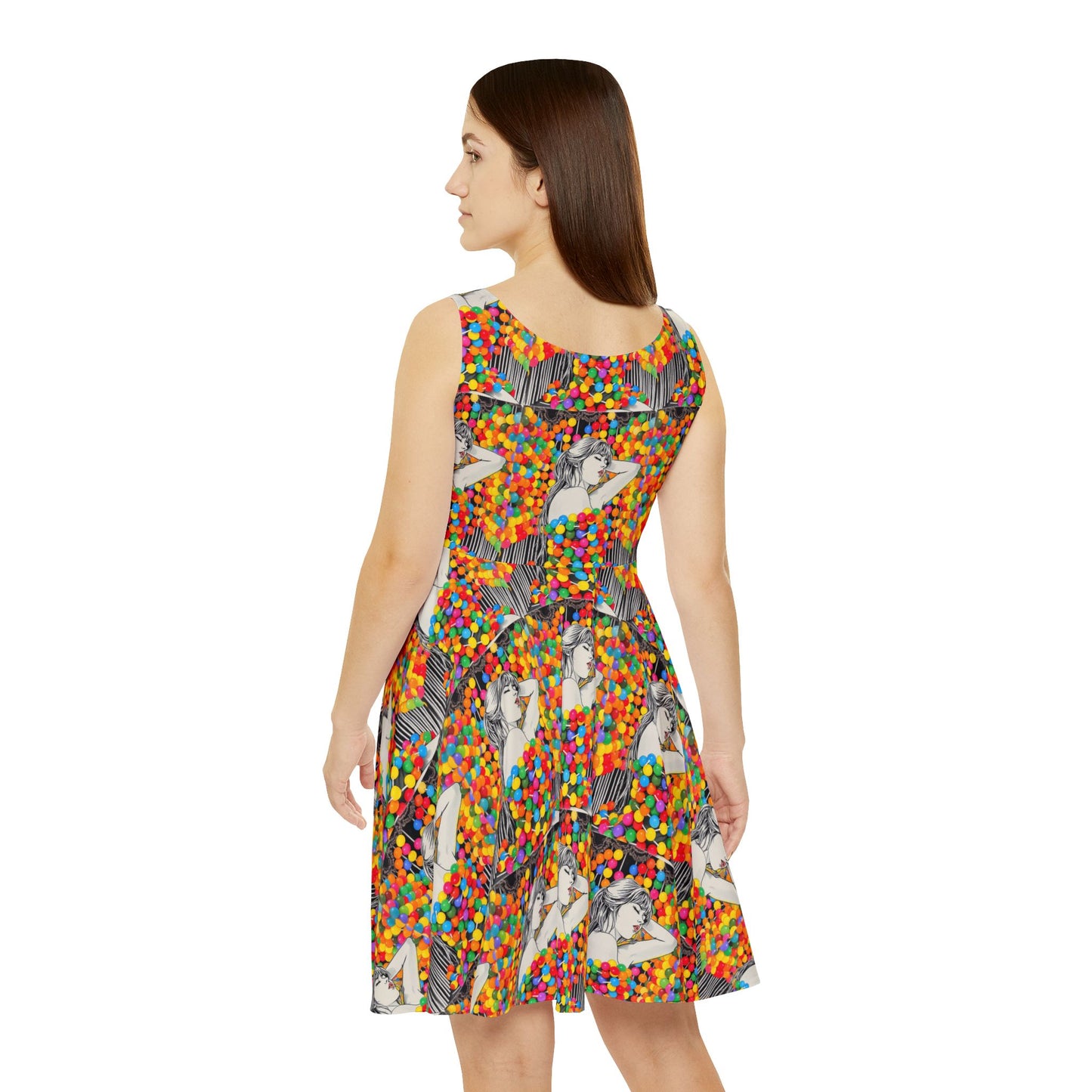 Candy Women's Skater Dress (AOP)