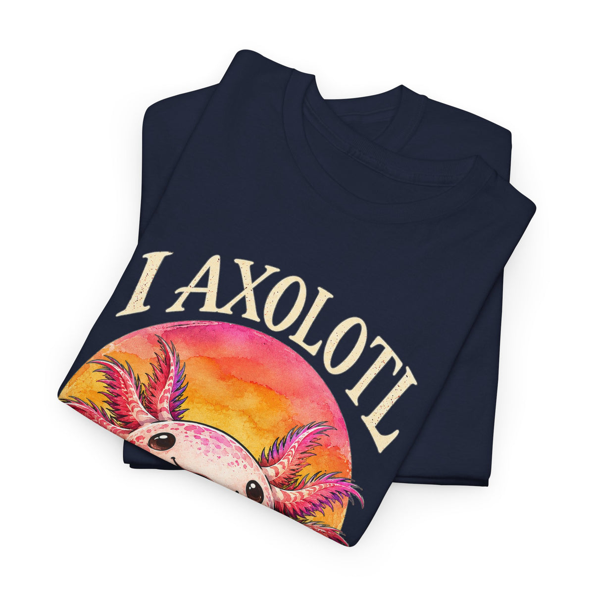 I Axolotl Questions T-Shirt Funny Axolotl Pun Peeking Amphibian Tee