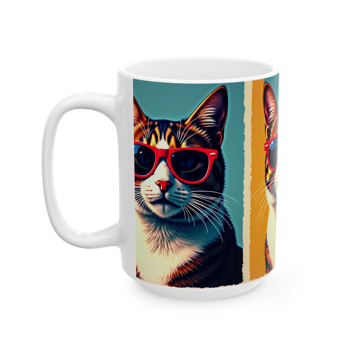 Cat Ceramic Mug, (11oz, 15oz)