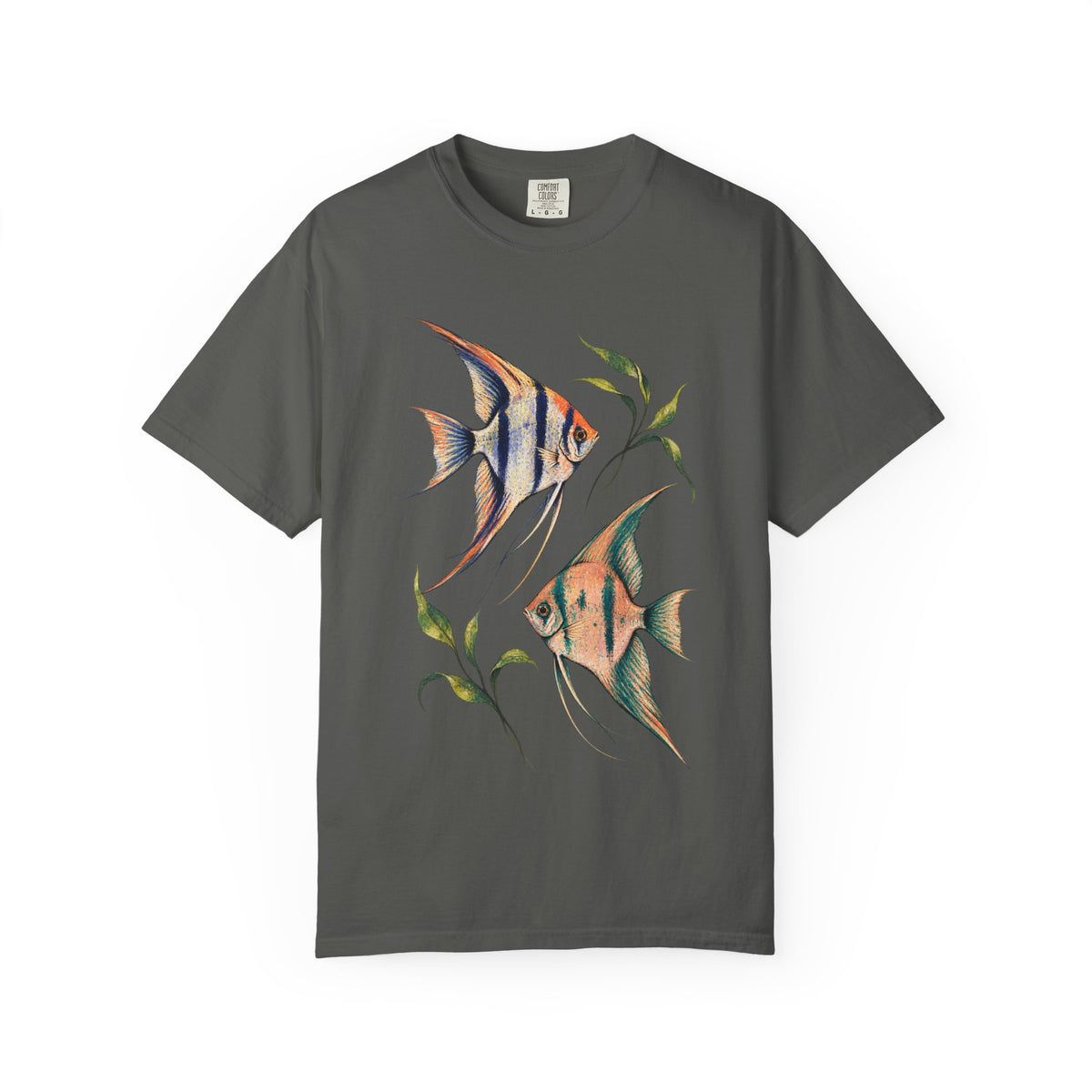 Angelfish Pair Tee Freshwater Angelfish Tropical Aquarium Fishkeeping Shirt