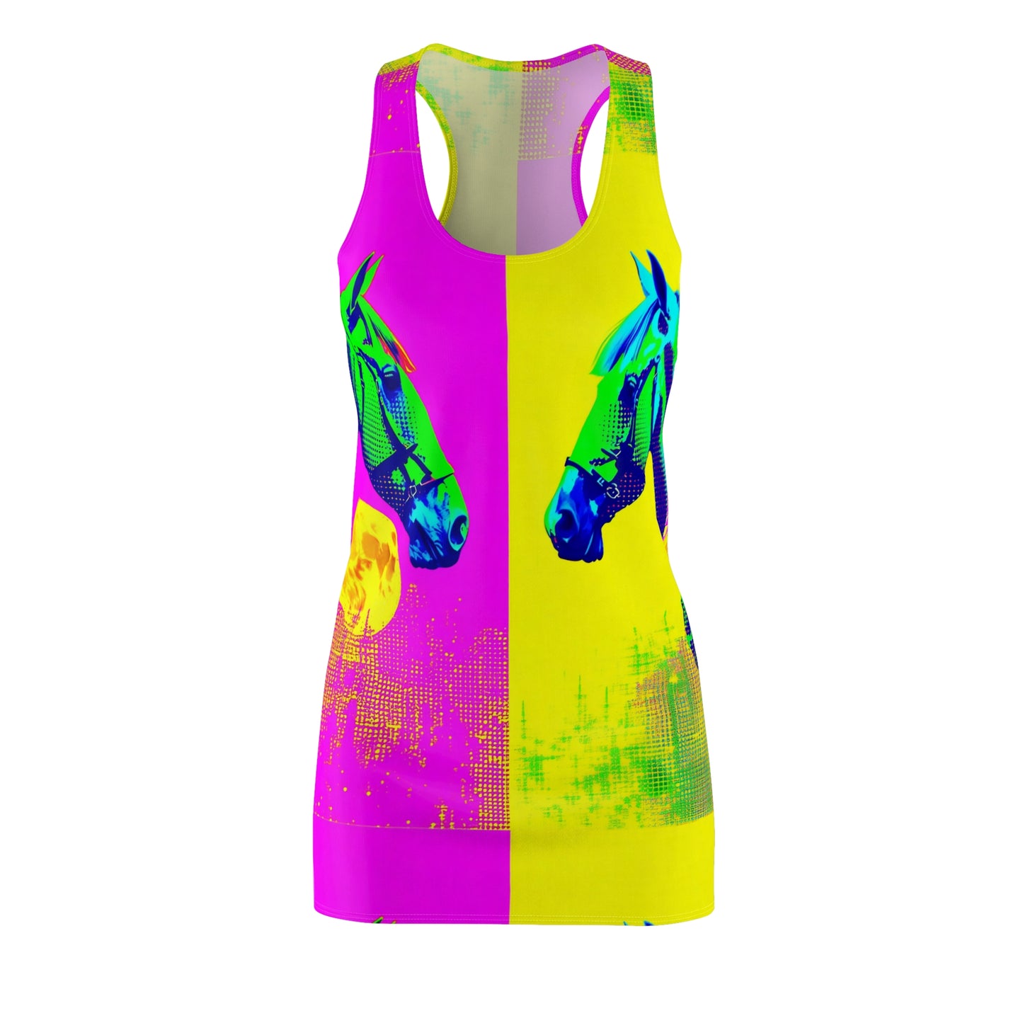 Women's Cut & Sew Racerback Dress (AOP)