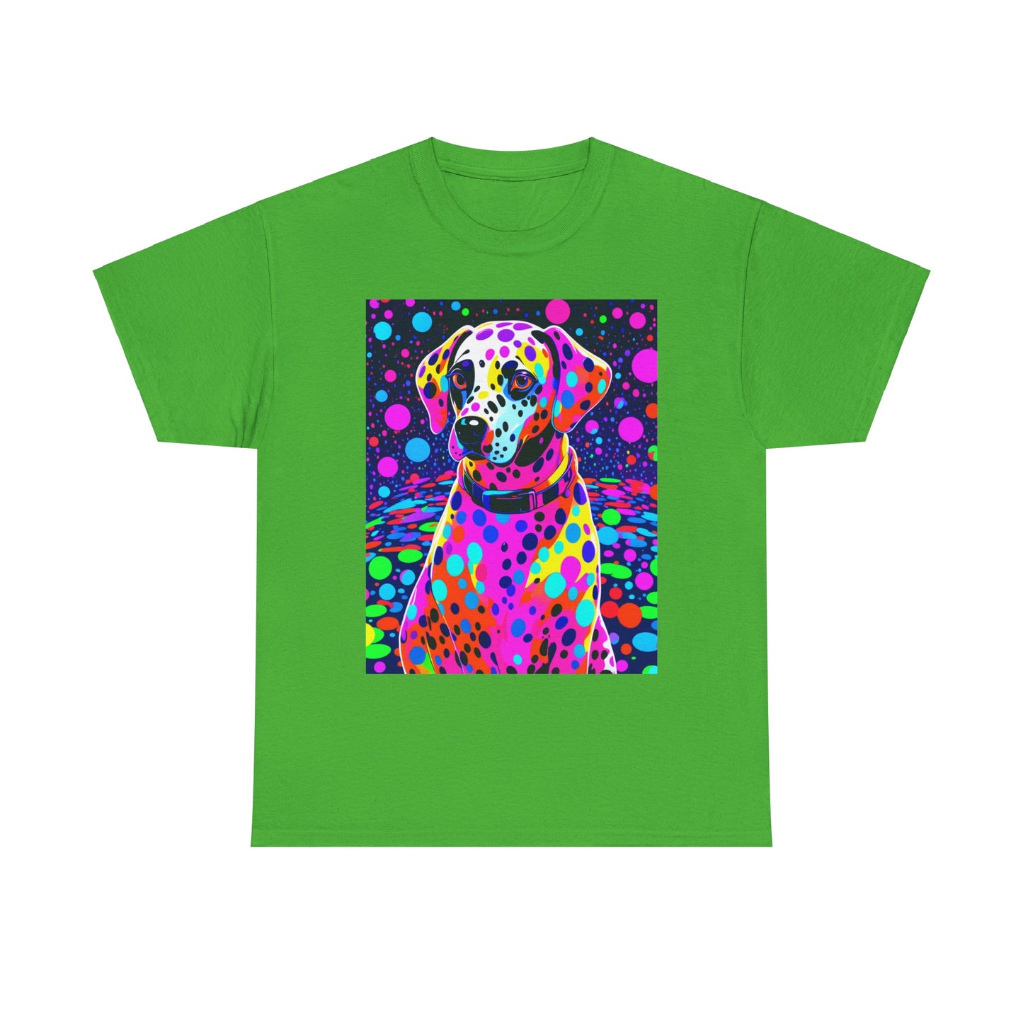 Neon Polka-Dot Dalmatian Tee